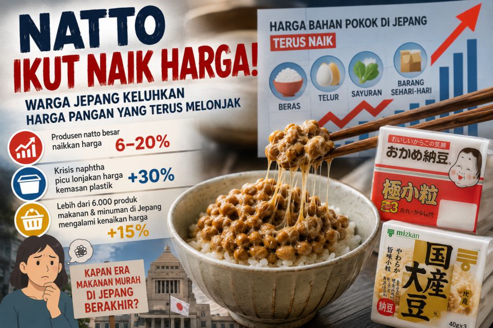 Natto, Makanan “Bau Menyengat” Khas Jepang, Kini Ikut Naik Harga